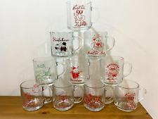 Marshall Fields Glass Santa Bear Christmas Mugs - Select the Year picture