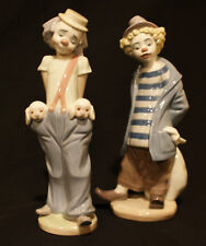 LLADRO 1st & 2nd  SOCIETY FIGURINES 1985 AND 1986 **Rare**** picture