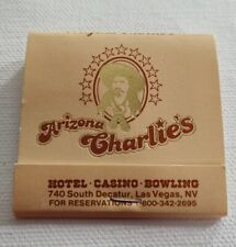 Vintage Arizona Charlie's Hotel Casino Bowling Matchbook Las Vegas picture