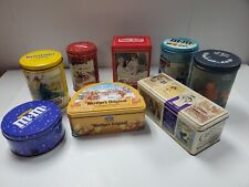 8 VINTAGE CANDY TINS 1980s Lifesaver, M&Ms, Werthers, Hershey's, Baby Ruth, More picture