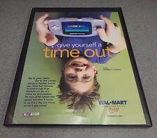 Game Boy Advance Nintendo Time Out Walmart 2003 Print Ad Framed 8.5x11  picture