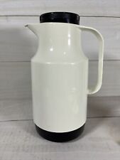 Vintage 1980s Krups Kanne 8-Cup Thermal Coffee Carafe Pot, White Made in Germany picture