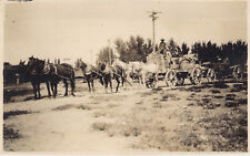 RPPC Fallon Nevada Mule Team Supply Wagon September 1912 Churchill Co. Unposted picture