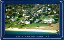 CAPE COD Aerial view of THE KENNEDY COMPOUND Hyannis Port. Mass. postcard picture