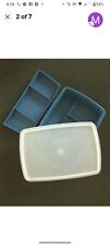 Vintage Tupperware Tuppercraft Stow 'N Go Divided Storage Container picture