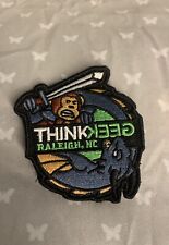 ThinkGeek Hook/Loop 2.25” Patch Raleigh NC North Carolina Dragon & Monkey Nerdy picture