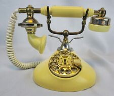 Vintage French Style Rotary Dial Phone Telephone Made In Korea.                  picture