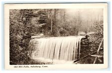 1949 Old Mill Falls Salisbury CT Connecticut Early Postcard View picture