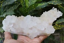 White Samadhi Quartz big Cluster Himalayan Crystal 788 gram Rough Raw Specimen picture