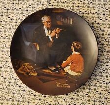 Norman Rockwell Collectors Plate The Tycoon Number 2655A Knowles Brand picture
