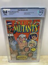 New Mutants 87 Cbcs 9.4 Todd McFarlane art 3/1990 1st Cable picture