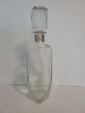 Segrams 7  Vintage Crown Wiskey Decanter. Partial Label. Thatcher Glass Co. picture