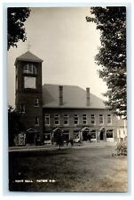 c1910's Antrim NH, Town Hall Harry Dragon Building RPPC Photo Antique Postcard picture