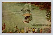 Postcard Aero Cable Car Niagara Falls New York NY, Antique K14 picture