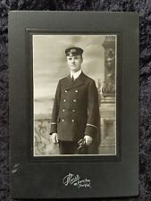 c.1910 Mounted Photograph - Man in Naval Uniform, New York picture