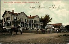 1907, BUTTS HOTEL & BARRYMORE. CATSKILL MTS, NY. POSTCARD. ZT24 picture