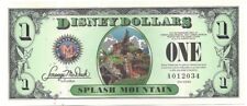 Disney Dollars Disneyland SPLASH MOUNTAIN $1 A 2014 MINT picture