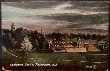 Vintage Postcard 1909 Lambert's Castle, Night, Paterson, New Jersey (NJ) picture