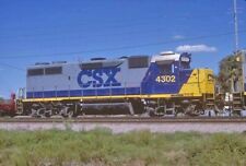 CSX 4302 @ TAMPA, FL_FEB 26, 2000__ ORIGINAL TRAIN SLIDE picture