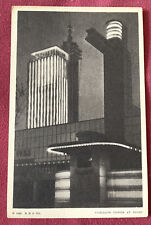 A344 Vintage Postcard Century of Progress 1933 Carillon Tower At Night picture