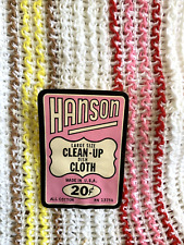 NEW (6) Vintage Hanson Sherbet Stripe WAFFLE WEAVE Dish Cloths Dish Rags NOS picture