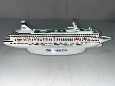 Royal Princess Cruise Lines Resin Model Ship 10” No Box picture