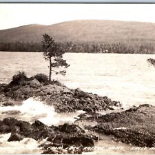c1940s Eagle Harbor, Mich RPPC Lake Breeze Hotel Lookout Mountain Photo MI A164 picture