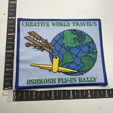 Creative World Travels Oshkosh Fly-In Rally Airplane Patch 10RK picture