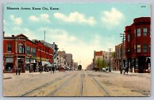 Postcard Kansas City KS Minnesota Avenue picture