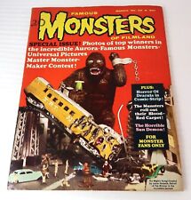 Famous Monsters of Filmland 32 Warren 1965 Aurora Monster Making Contest VG /F- picture