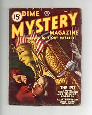Dime Mystery Magazine Pulp Jan 1948 Vol. 36 #2 VG picture