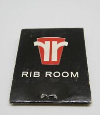 Rib Room The Carlton Tower London England Hotel Corporation FULL Matchbook picture