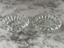 2 KIG Malaysia Vintage Glass Candle Holders Votive Taper picture
