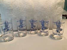 5-NEW 950 Fly Eastern`s Silver Falcon Glassware picture