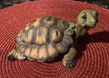 Vintage 1993 Universal Statuary Realistic Turtle Tortoise Figurine Garden Decor picture