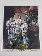 Jim Lovell Frank Borman NASA Signed Autograph 8 x 10 Photo PSA DNA j2f1c picture
