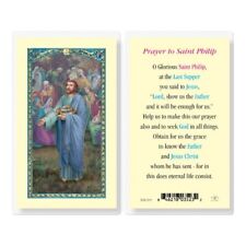 Saint Philip with Prayer to St. Philip - Laminated Holy Card E24-519 picture