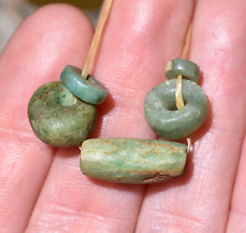 Ancient Excavated Serpentine Stone Dig Beads Found Nigeria, African Trade picture