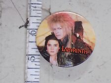 Vintage Pinback Pin Button labyrinth David Bowie picture