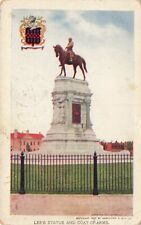 Postcard Lee's Statue Coat of Arms 1907 Jamestown Exposition Norfolk Virginia VA picture