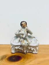 victorian porcelain figurine prince gold leaf made in Japan picture