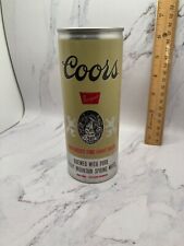 Vintage Coors light beer can 16 oz Coors Brewing aluminum bold print older can picture