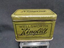 Vintage Wellsworth Kingbilt Tin Green Advertising picture