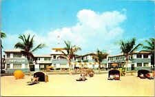 Neptune Apartments On The Ocean Surf Road Hollywood Beach Florida Fl Postcard picture