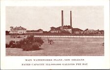 Postcard Main Waterworks Plant in New Orleans, Louisiana~137537 picture