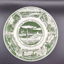 1957 Geneva New York Sesqui-Centennial Plate Seneca Lake Hobart Depictions  Rare picture