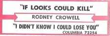 Jukebox Title Strip - Rodney Crowell: 