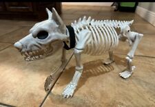 Grandin Road Sparky The Skeleton Dog With Collar 12 Inches High Discontinued picture