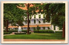 Postcard Hotel Lakeside, Lakeside OH linen (alt back) M189 picture