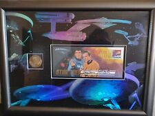 Star Trek Postmark Gallery Stamp Signed Leonard Nimoy & William Shatner LE w/COA picture
